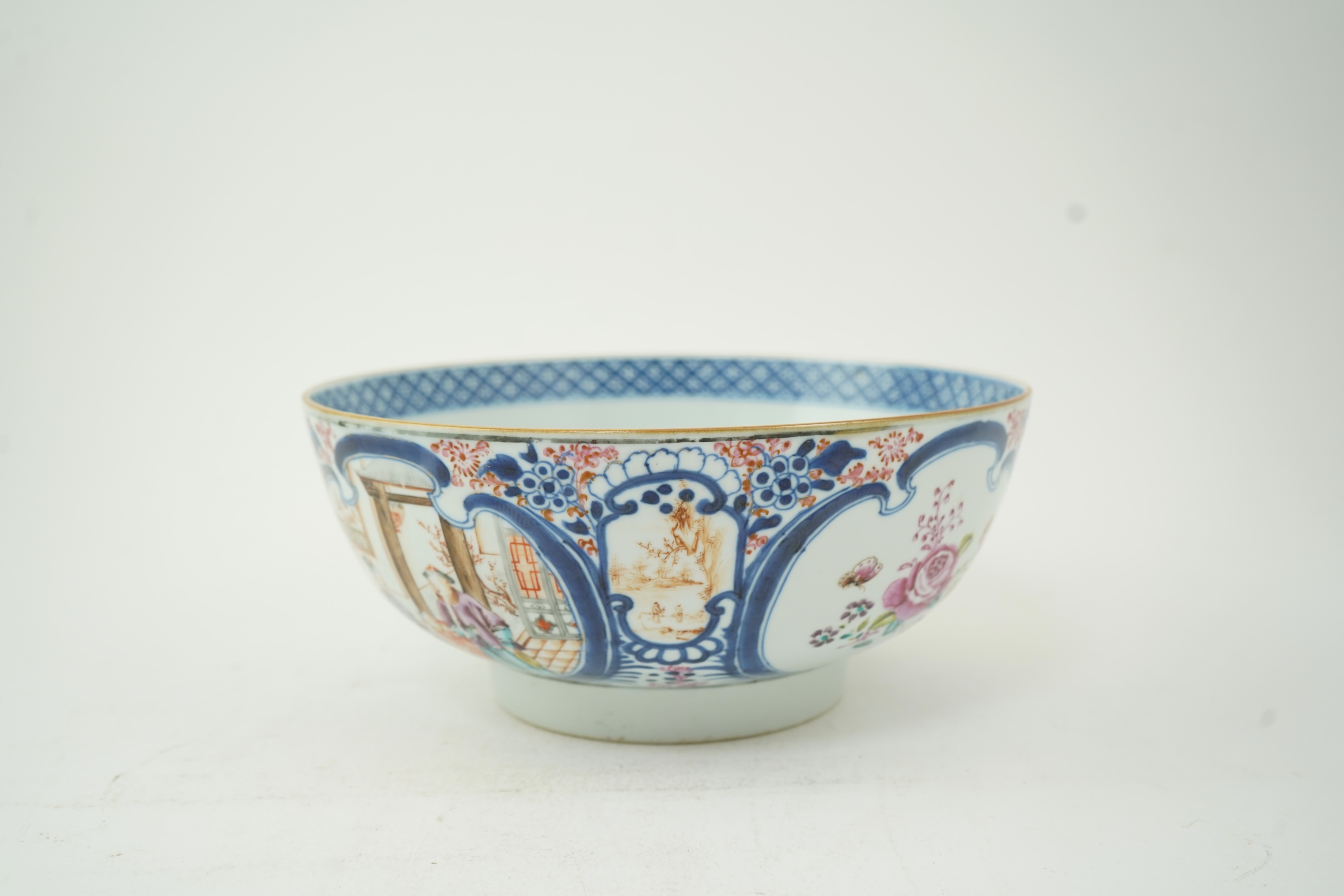 A Chinese famille rose ‘mandarin’ bowl, Qianlong period